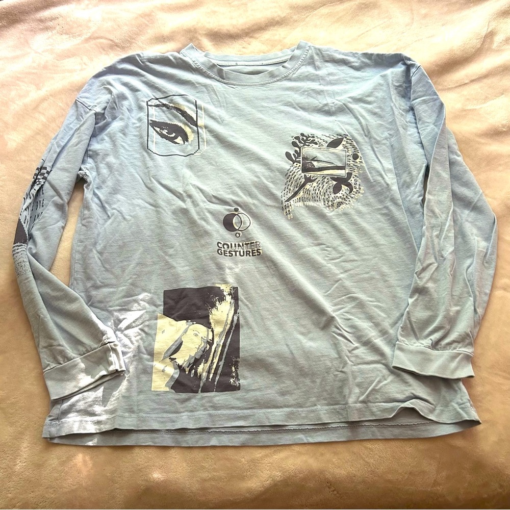 Long sleeve skater top